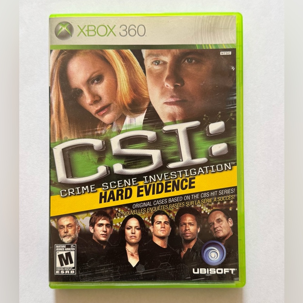 CSI Crime Scene Investigation Hard Evidence ( Xbox 360, 2007 ) Complete